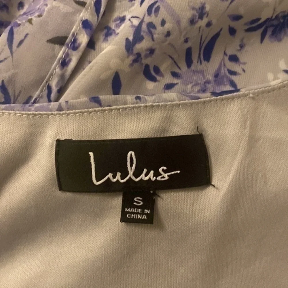 Lulu’s Shifting Dears Light Blue Floral Print Dress